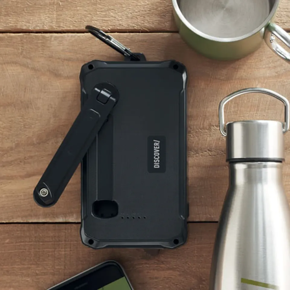 3BPRO MO6841-03 powerbank solare 8000 mAh con manovella