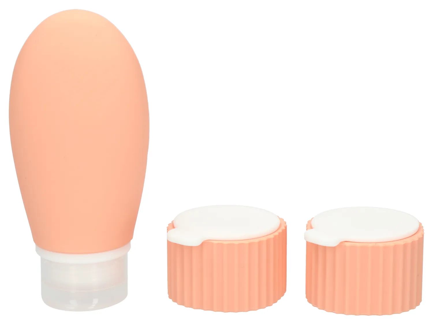 Wibra flaconcini viaggio silicone morbidi set 3 pezzi