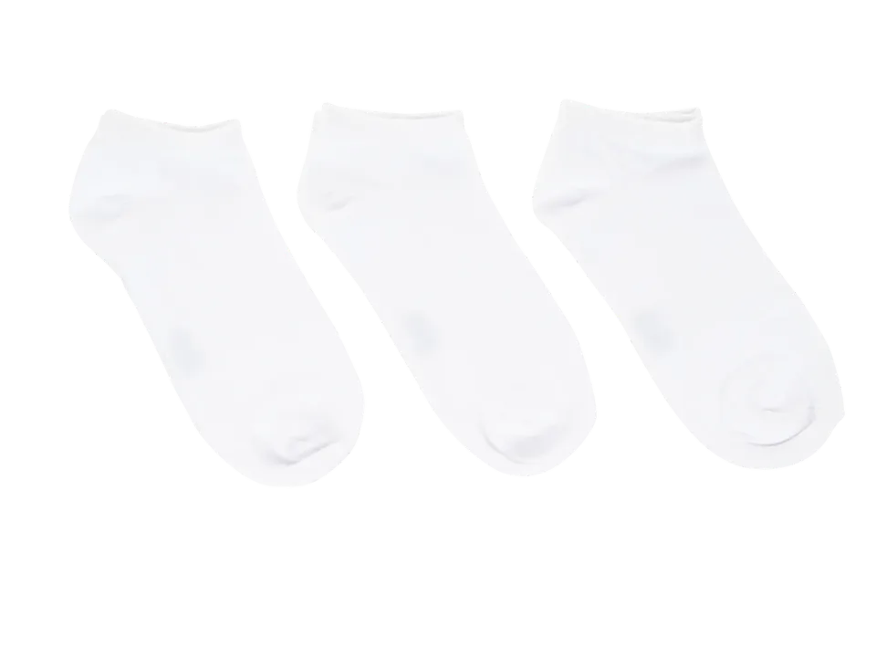 Wibra Calzini sneakers bimbo 3 paia cotone
