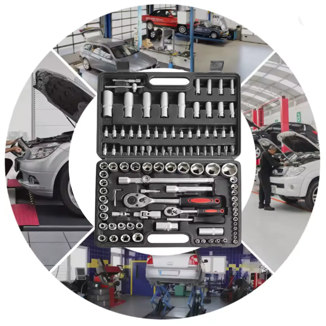 ADAMANTA 108 Pcs Socket Wrench Set 7027 set bussole 108 pezzi professionale