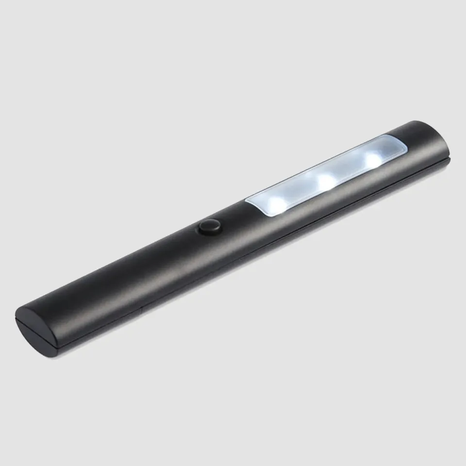 3BPRO MO8225-03 torcia 3 LED nera con magnete