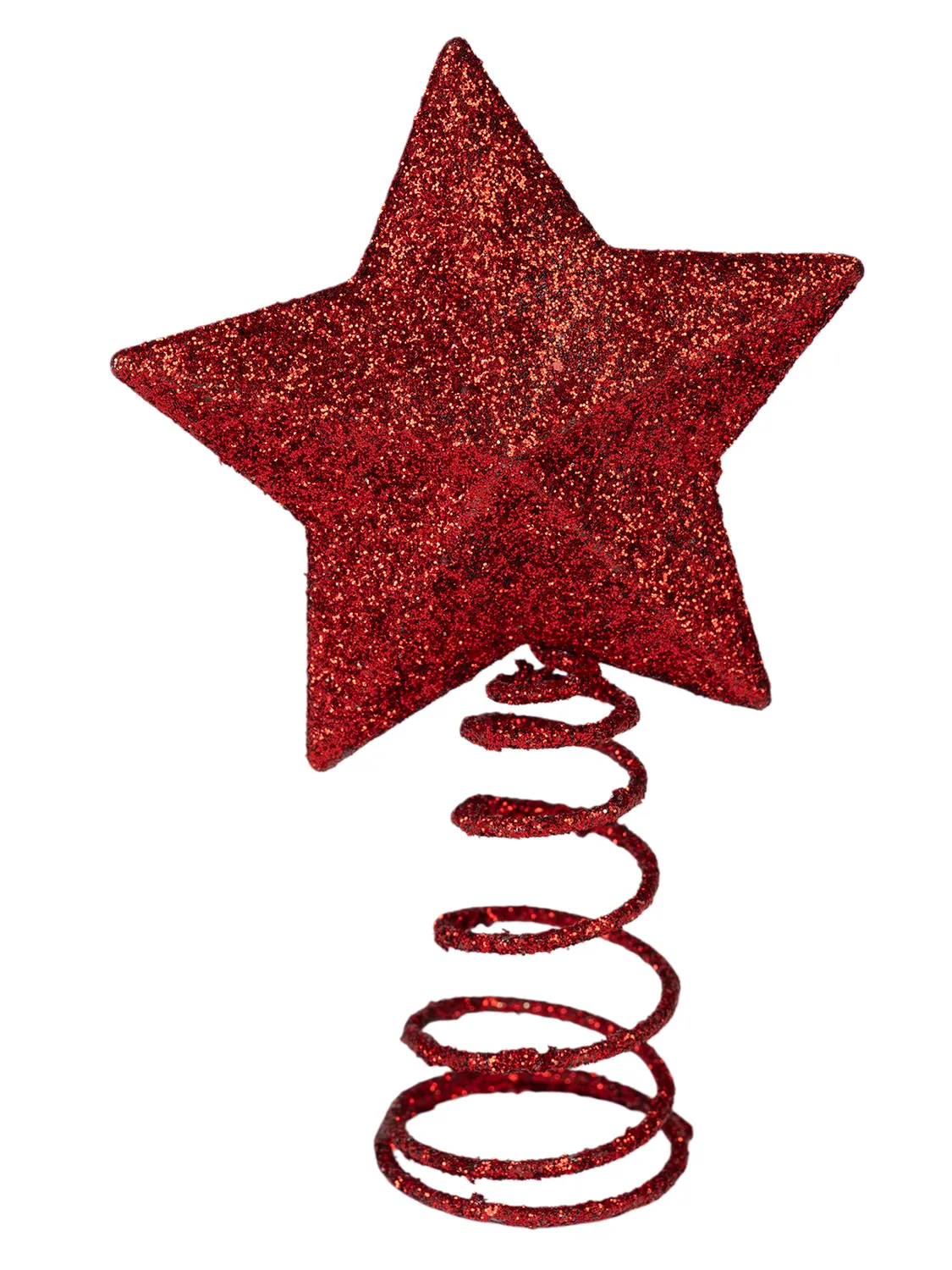 Wibra Kerstboomtopper ster puntale stella per albero 10,5 cm