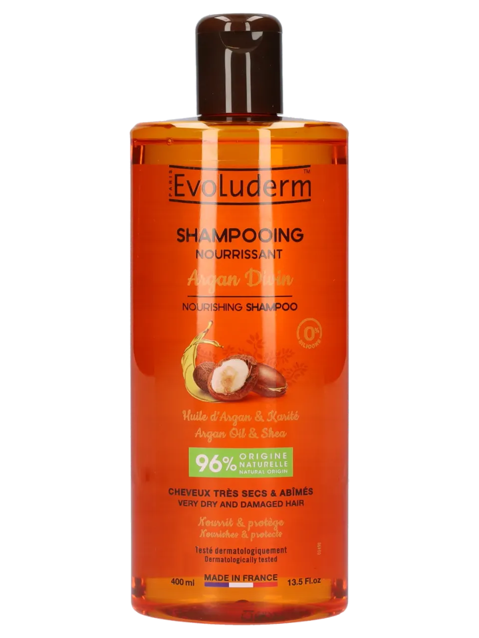 Evoluderm shampoo capelli secchi 400 ml