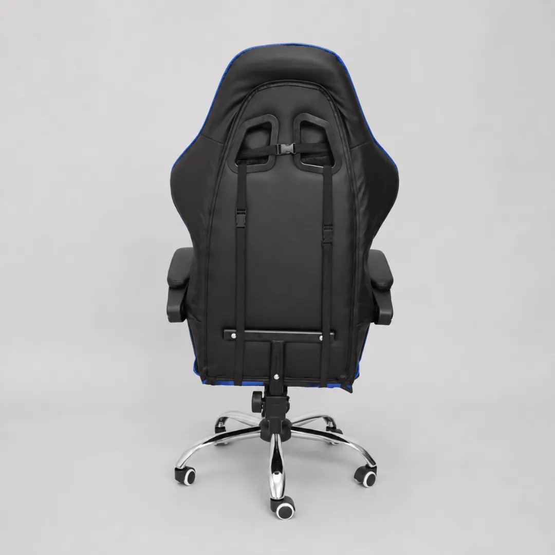 ADAMANTA ADM 7082 sedia gaming ergonomica con poggiapiedi