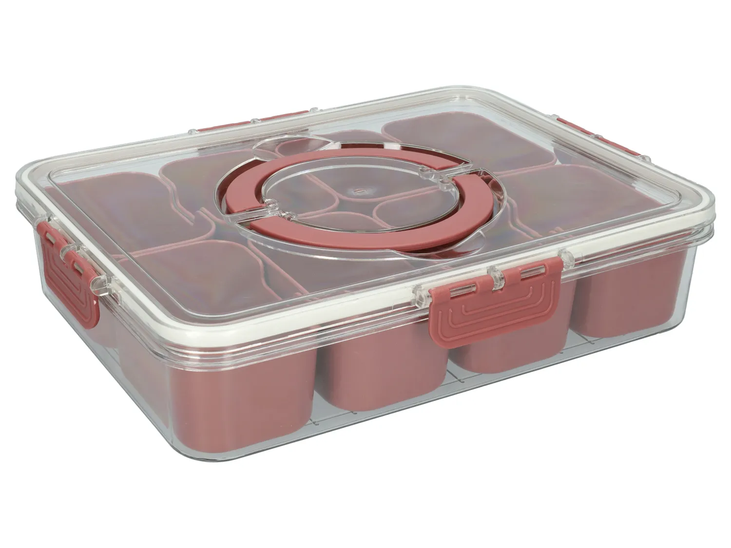 Wibra organizer scatola 8 scomparti 31x23,5 cm manico