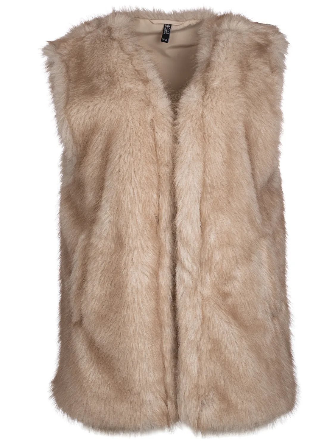 Wibra Gilet Donna Pelliccia Sintetica con Tasche