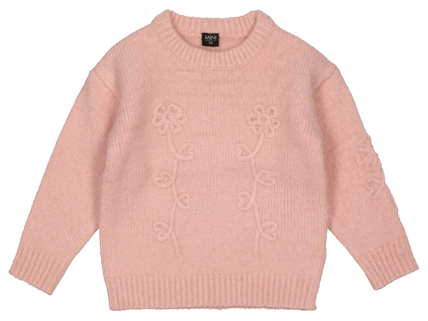 Wibra Maglione Neonato Fiori in Maglia