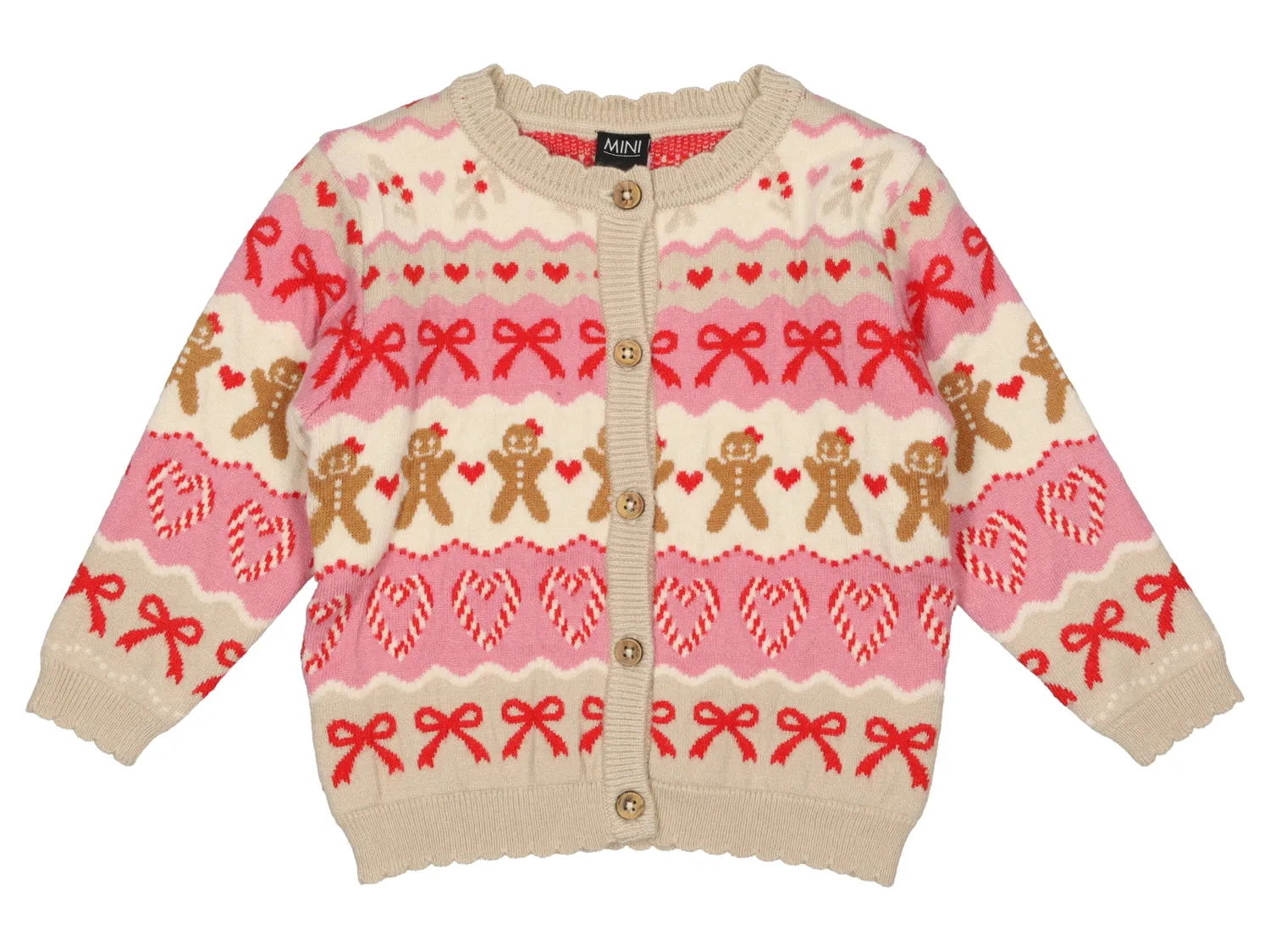 Wibra Newborn Cardigan Neonato Golfino jacquard viscosa