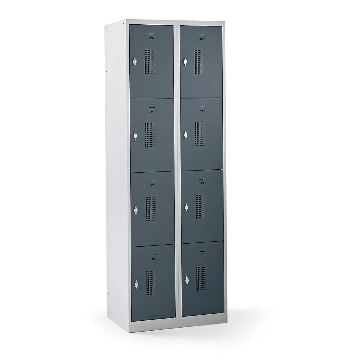 Eurokraft Basic Amsterdam armadietto metallo 4 piani blu