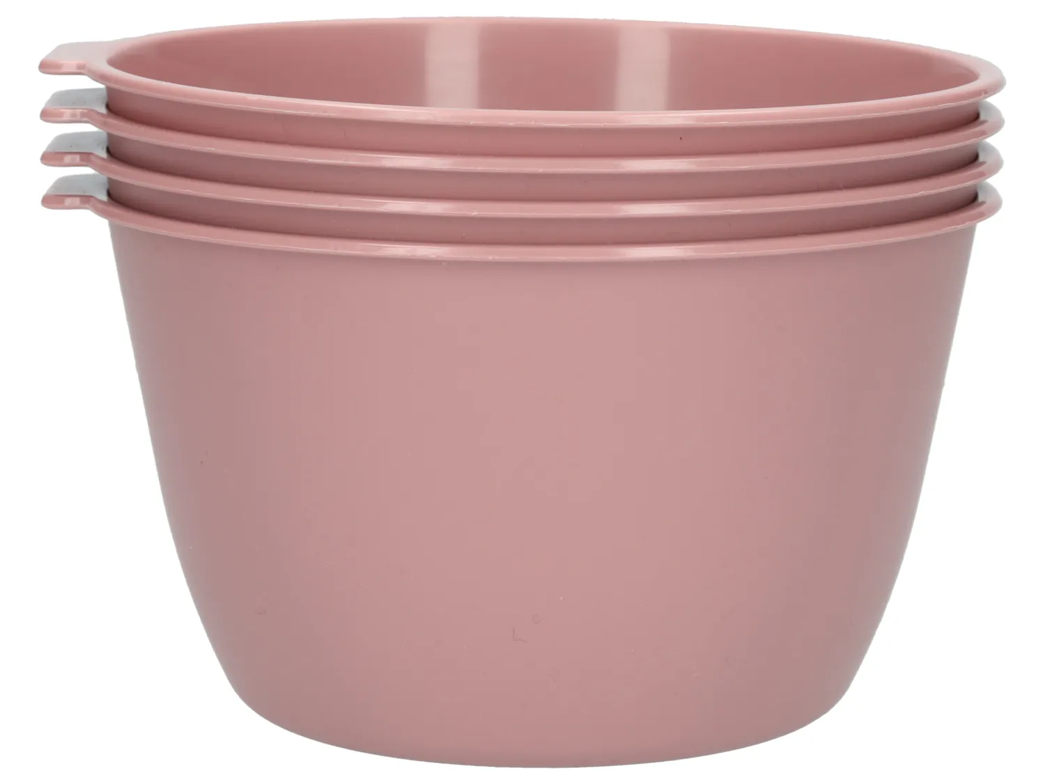 Wibra Ciotole Microonde 15,5 cm 4 Pezzi con Manico