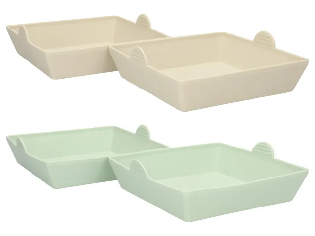 Wibra stampi silicone quadrati 14,5 cm 2 pezzi da forno