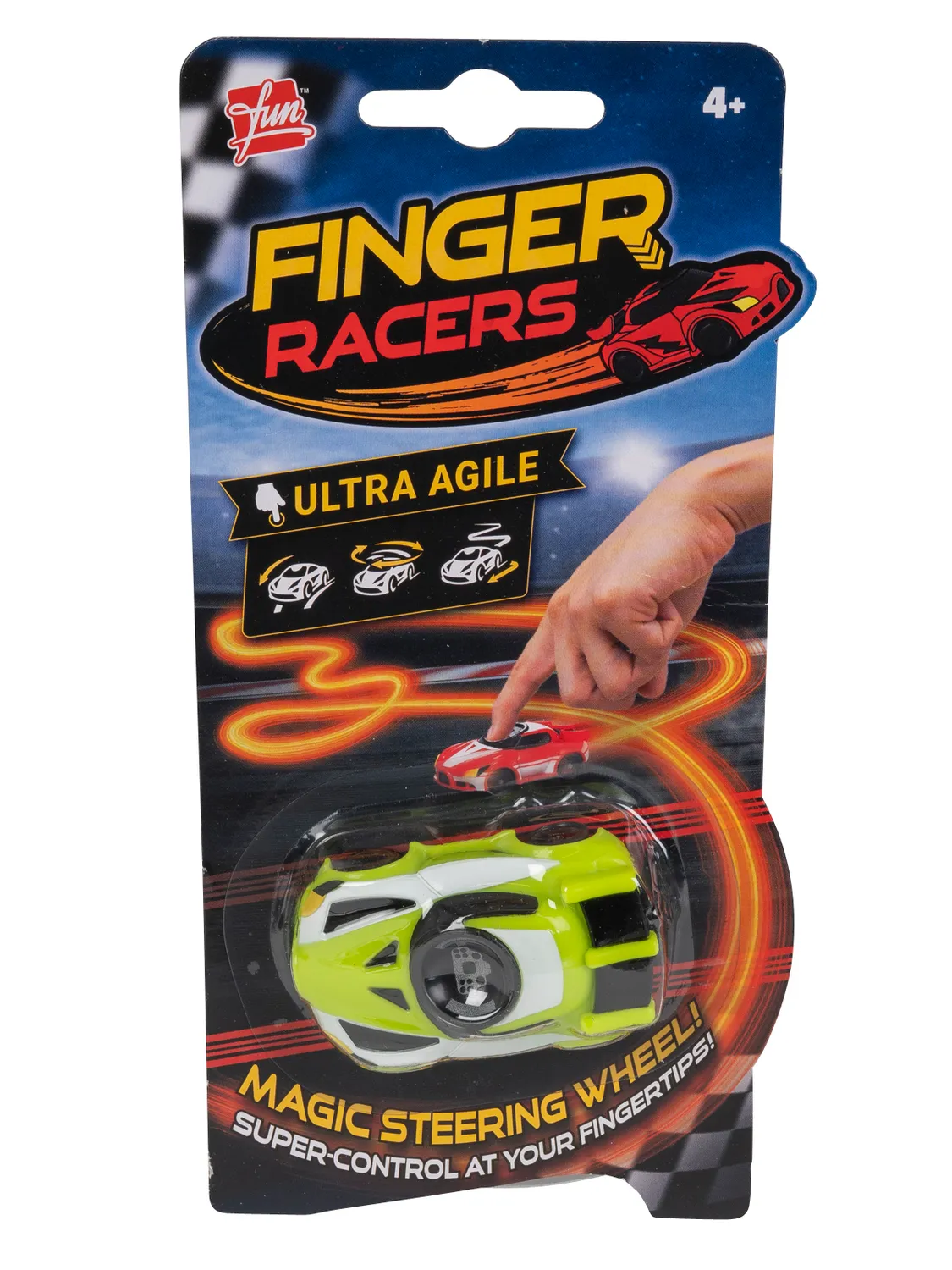 Wibra Finger Racer mini auto giocattolo colori assortiti