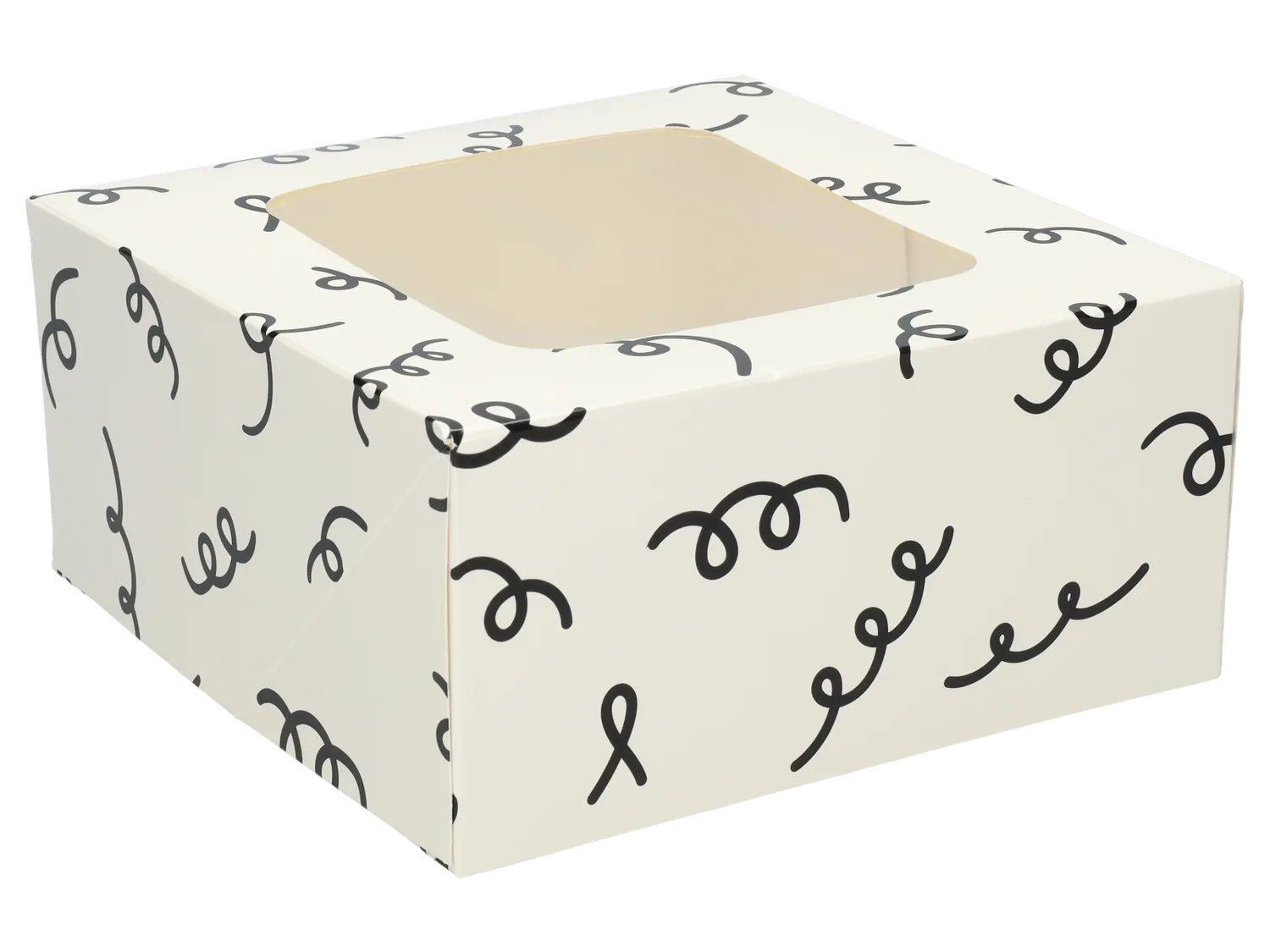 Wibra Scatole Cupcake 15,9 cm 3 Pezzi in Cartone