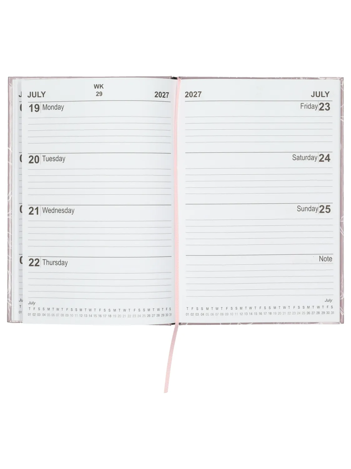 Wibra agenda 2027 hardcover 14,5 x 21 cm