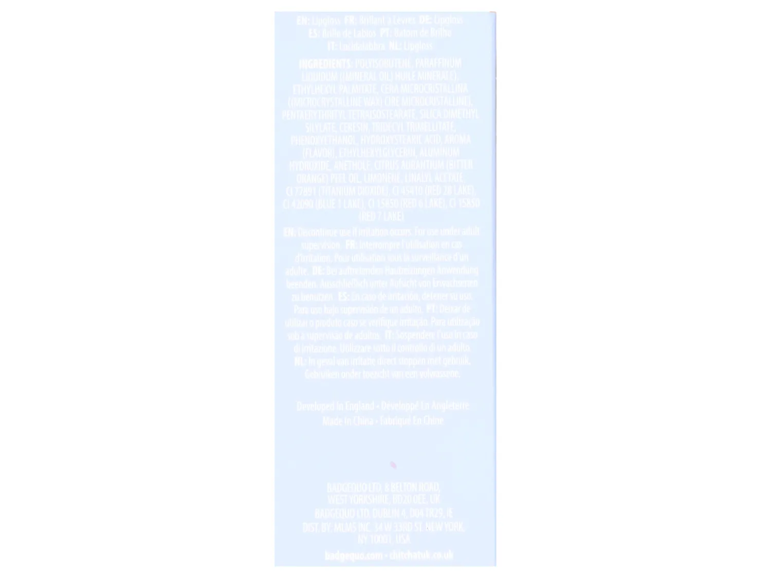 Wibra Chit Chat Swirly Shine lucidalabbra 10 ml
