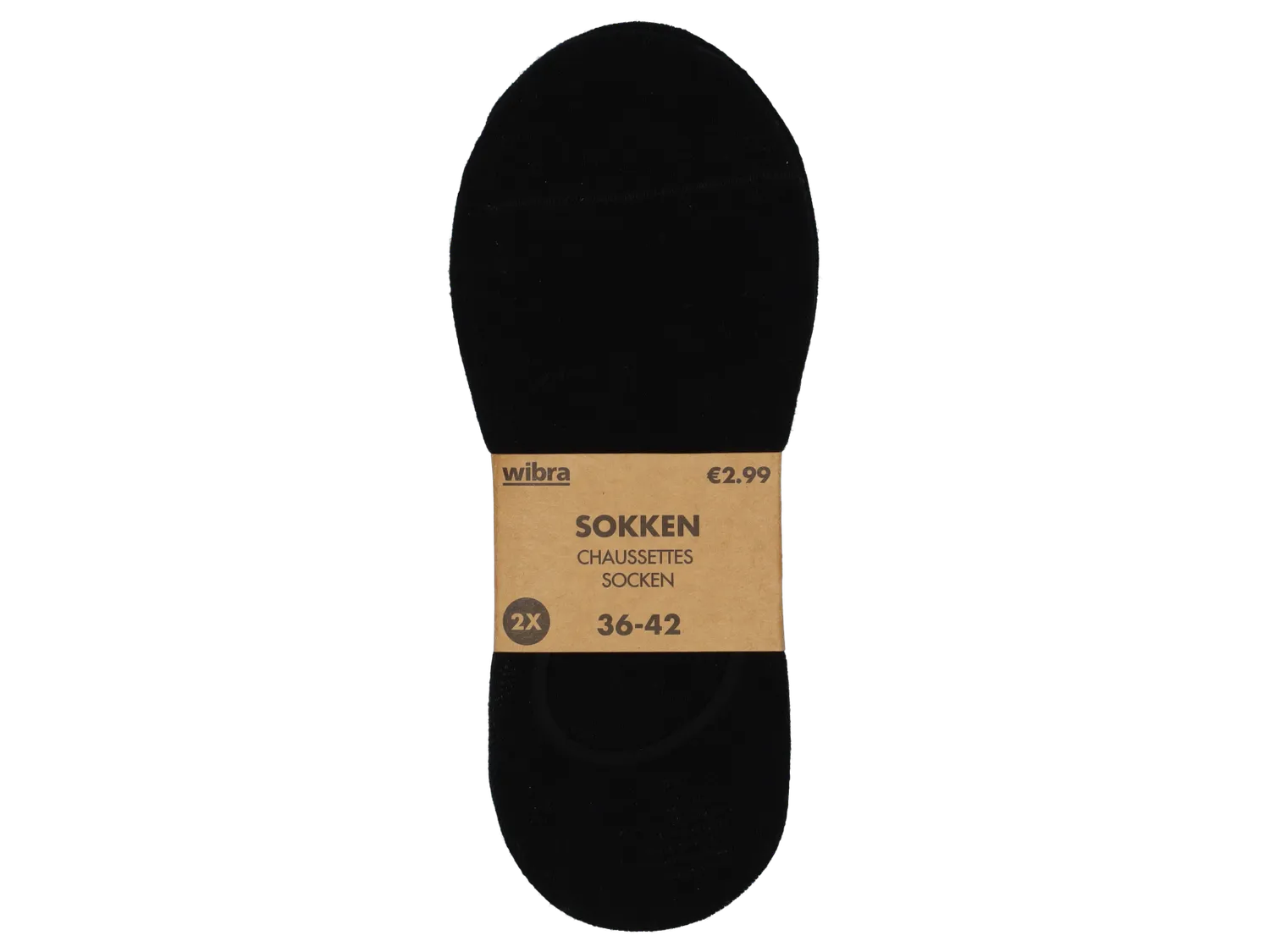Wibra fantasmini donna cotone 2 paia 36-42