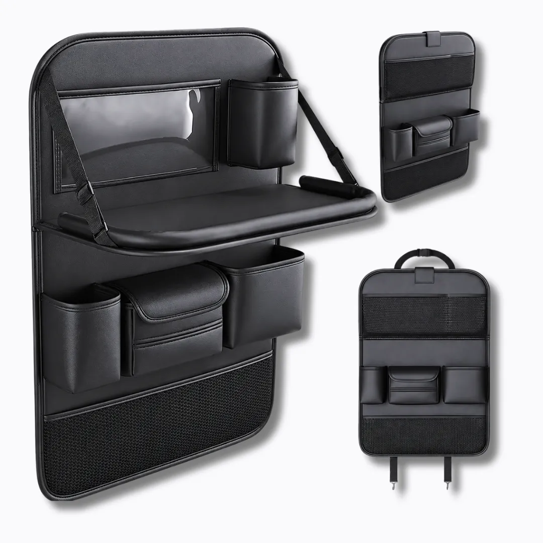 ADAMANTA Car BackSeat Organizer 7099 organizer auto con tavolino pieghevole