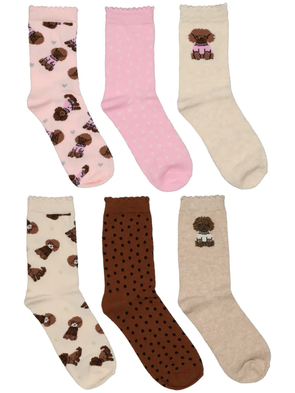 Wibra Calzini Bambina Cotone 3 Paia Elasticizzati
