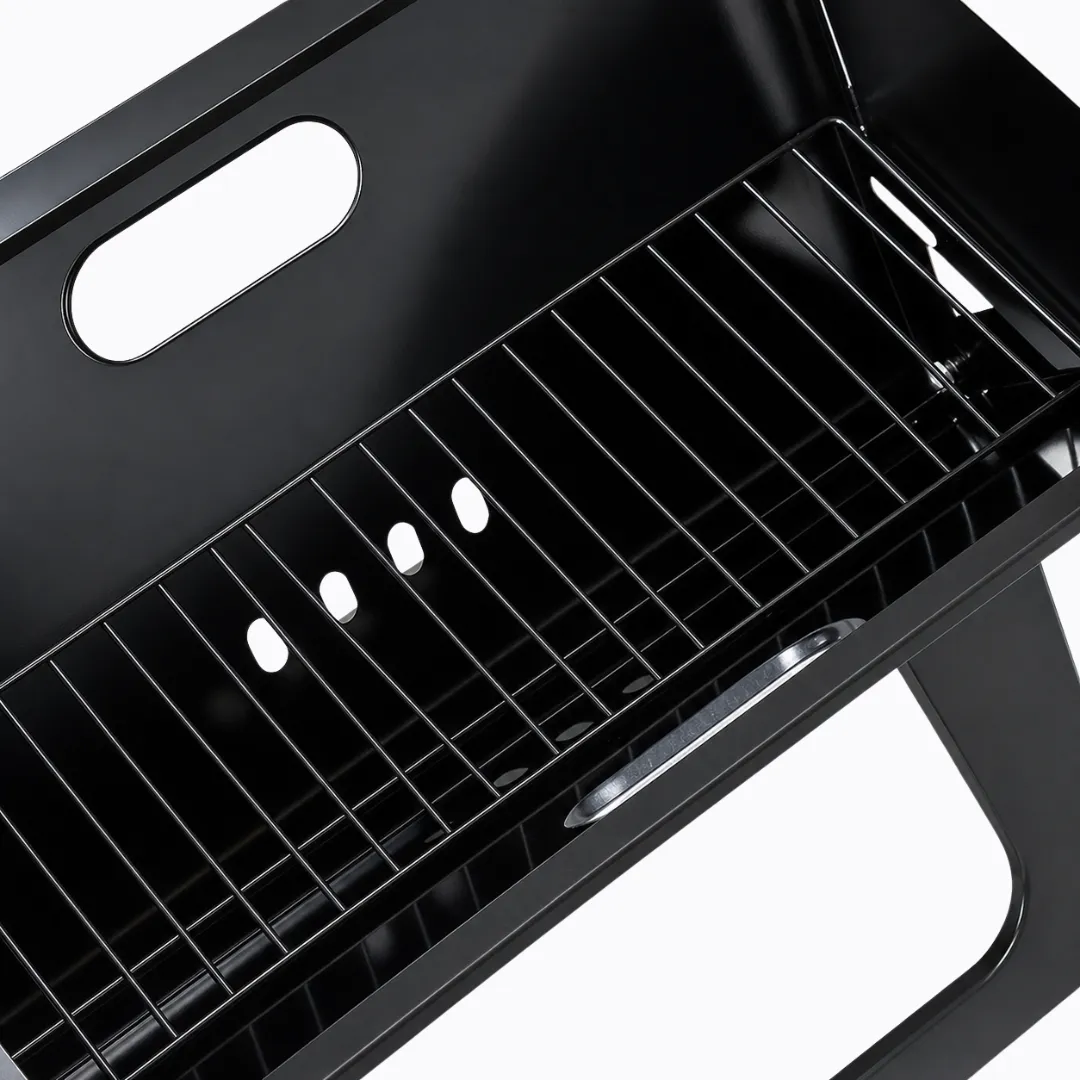 ADM 7089 barbecue pieghevole usa e getta nero