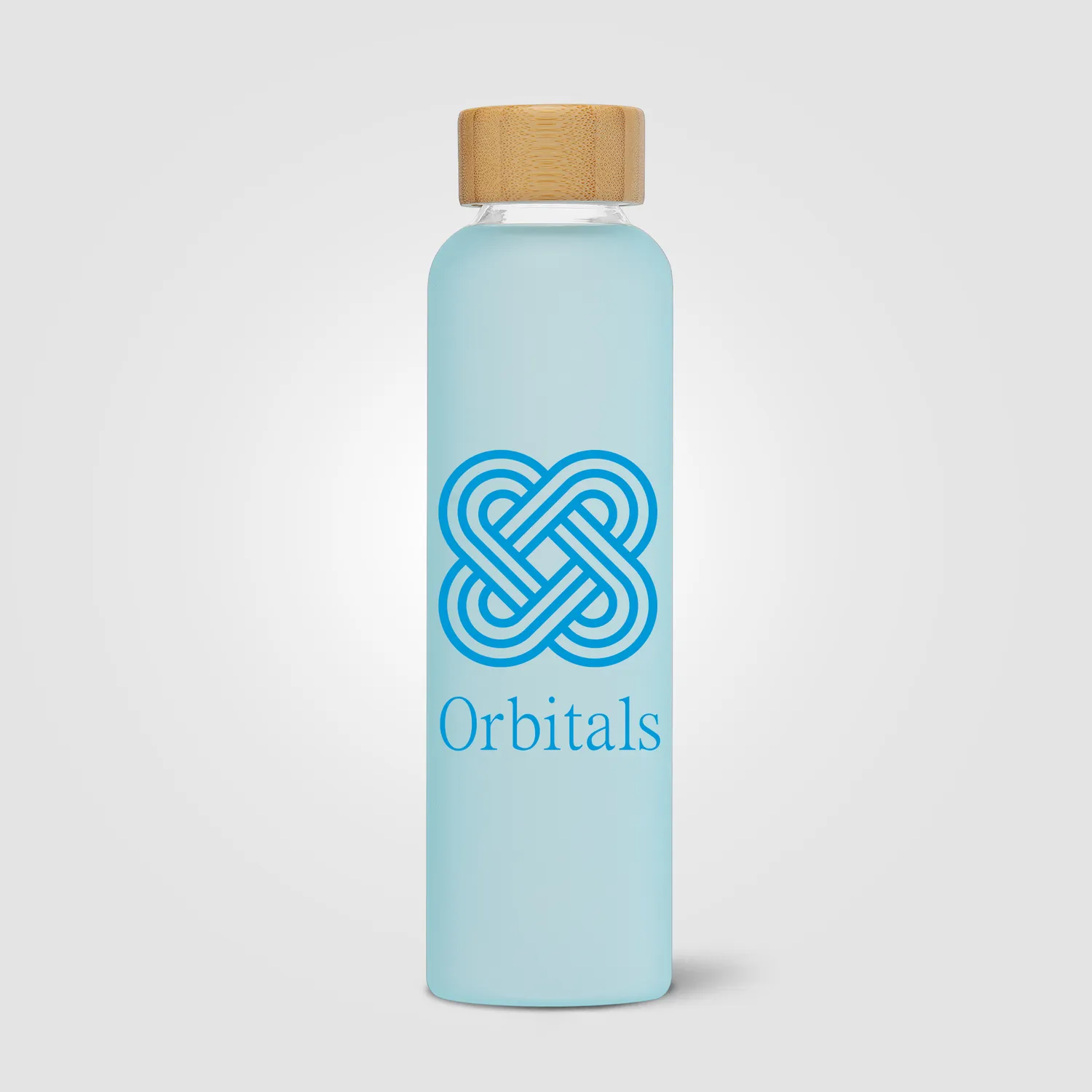 3BPRO WDK bottiglia vetro borosilicato 590 ml tappo bambù