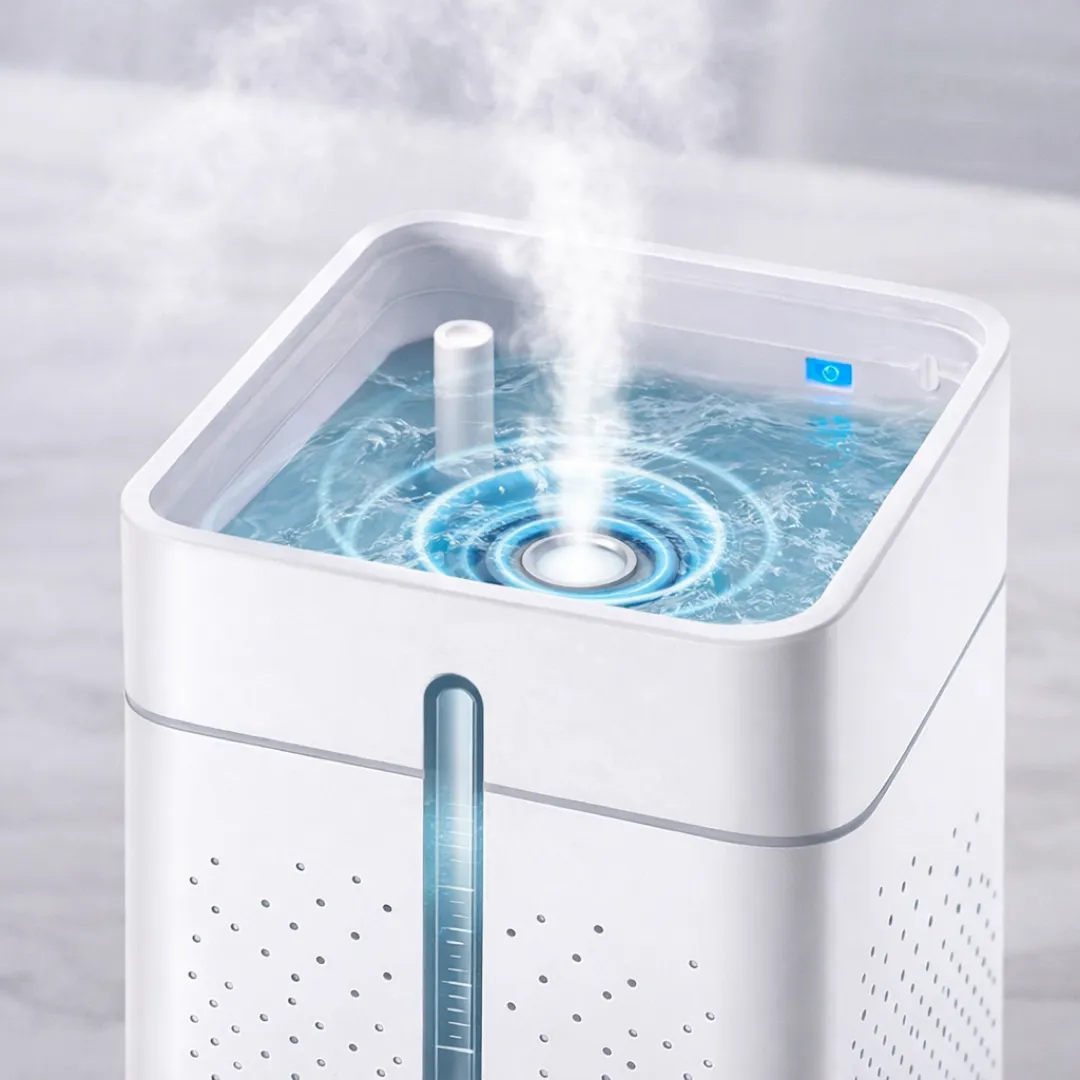 ADAMANTA Big Air umidificatore a ultrasuoni 1L per allergie
