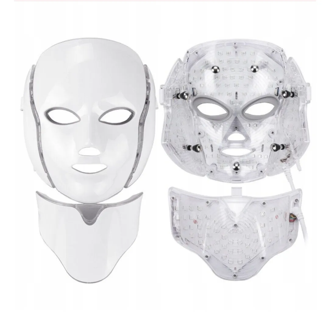 ADAMANTA 7003 Maschera Viso LED 7 Colori Microcorrente