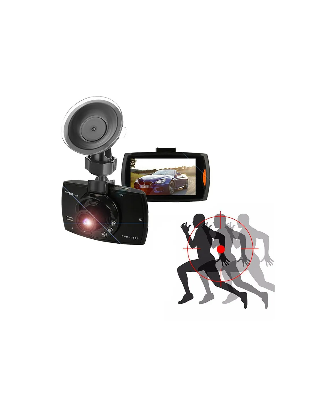 ADAMANTA 152 dash cam telecamera auto Full HD 1080p 120°
