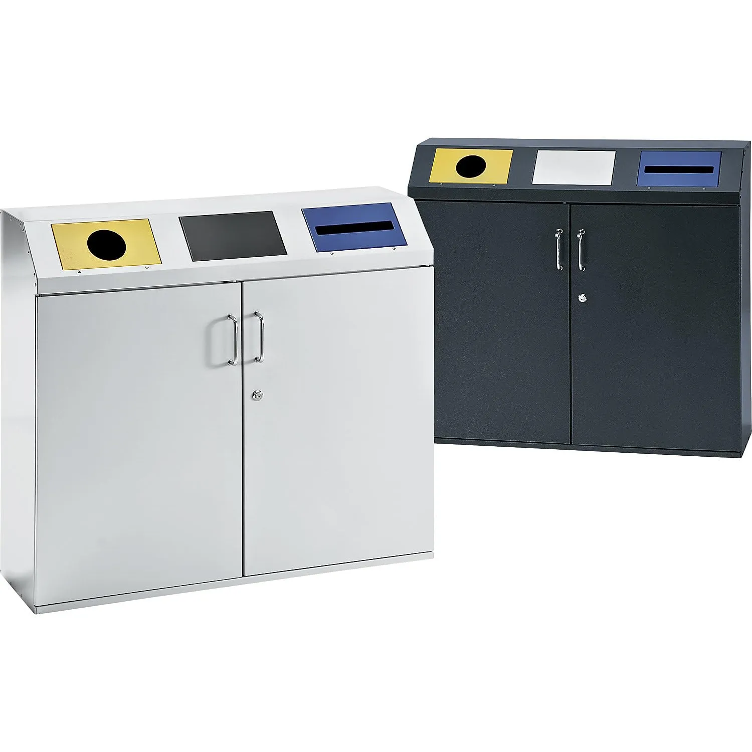 Kaiserkraft eurokraft pro armadio raccolta differenziata 3 x 50 litri TÜV