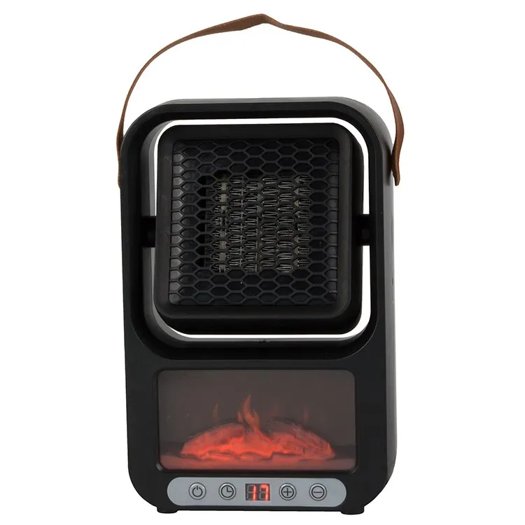 ADAMANTA 6073 stufetta elettrica con camino LED