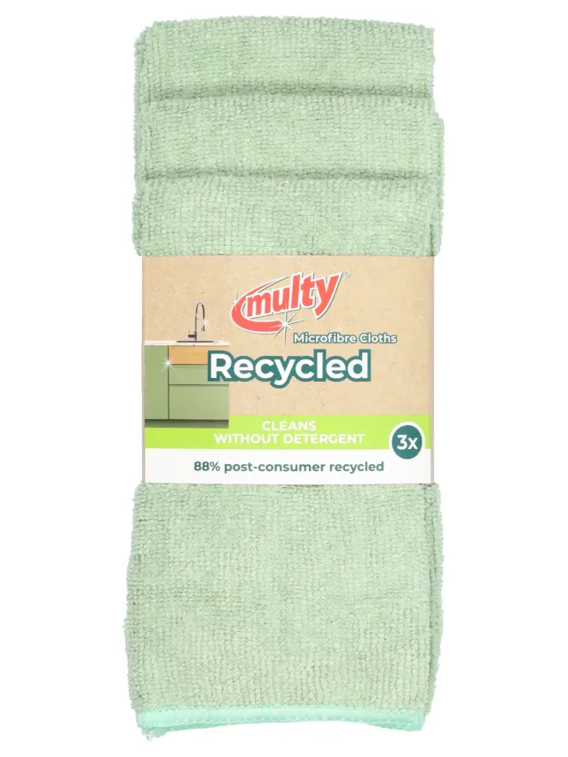 Wibra Multy ECO panni in microfibra 3 pezzi riutilizzabili