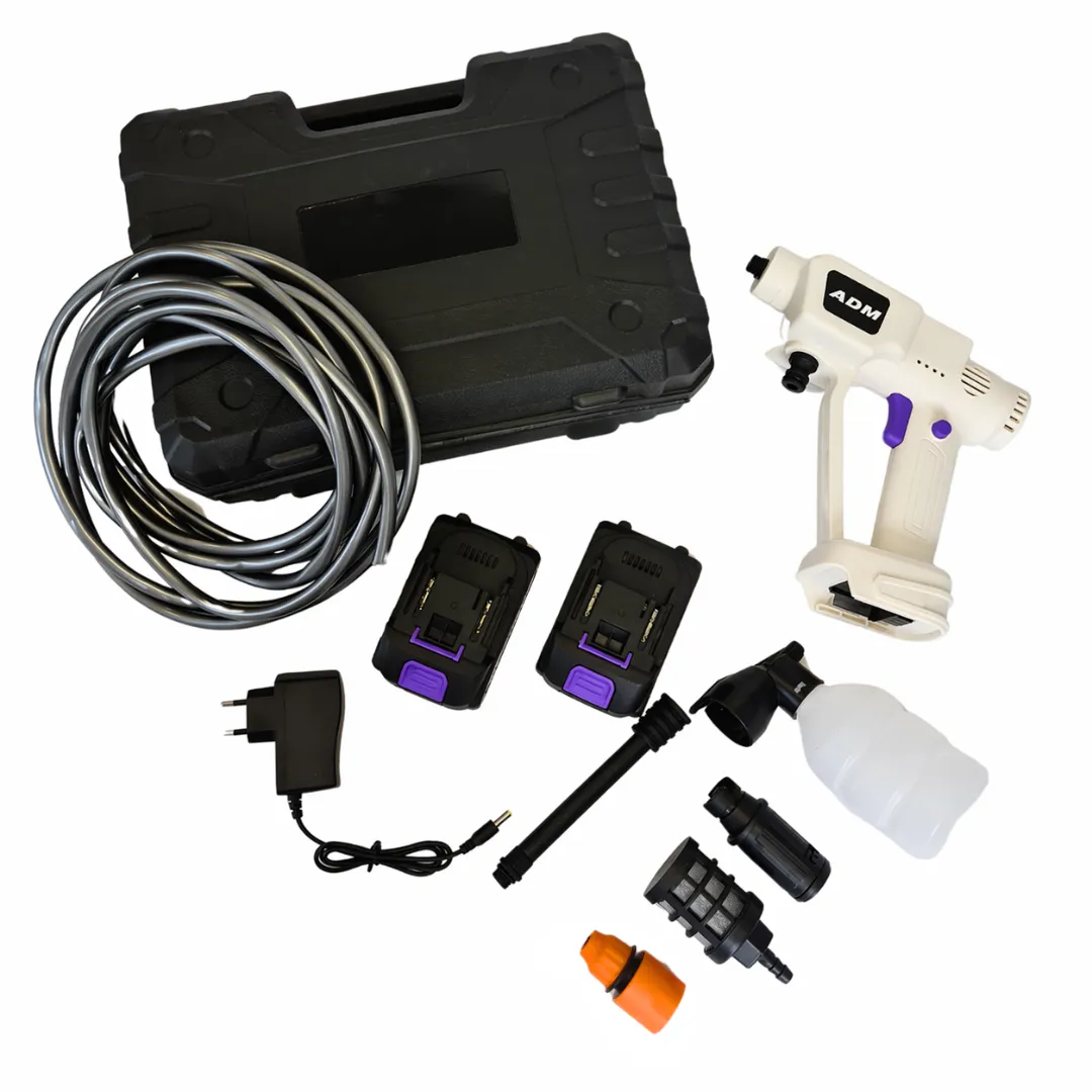 ADAMANTA ADM idropulitrice a batteria 21V 2 batterie