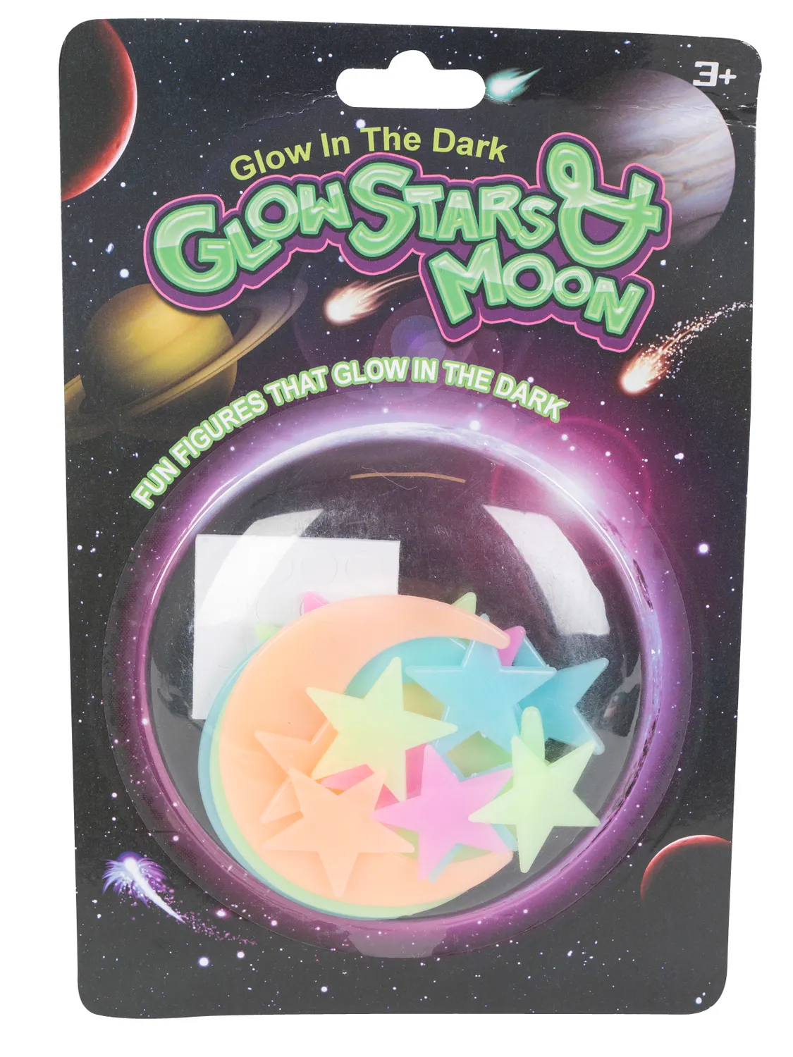 Wibra stelle luna fluorescenti 16 pezzi