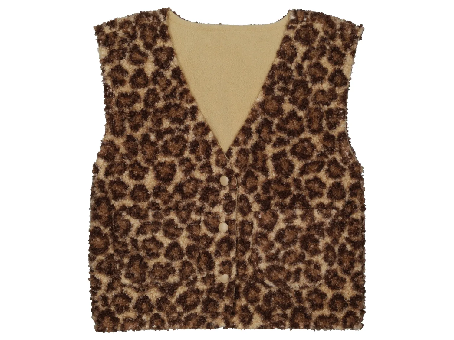Wibra Gilet Teddy Bambina smanicato bimba
