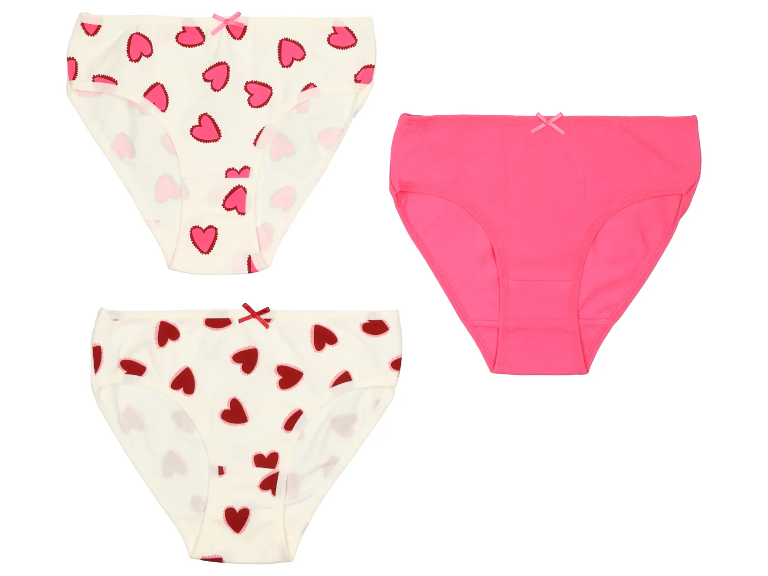 Wibra Meisjes slip 3 pezzi in cotone