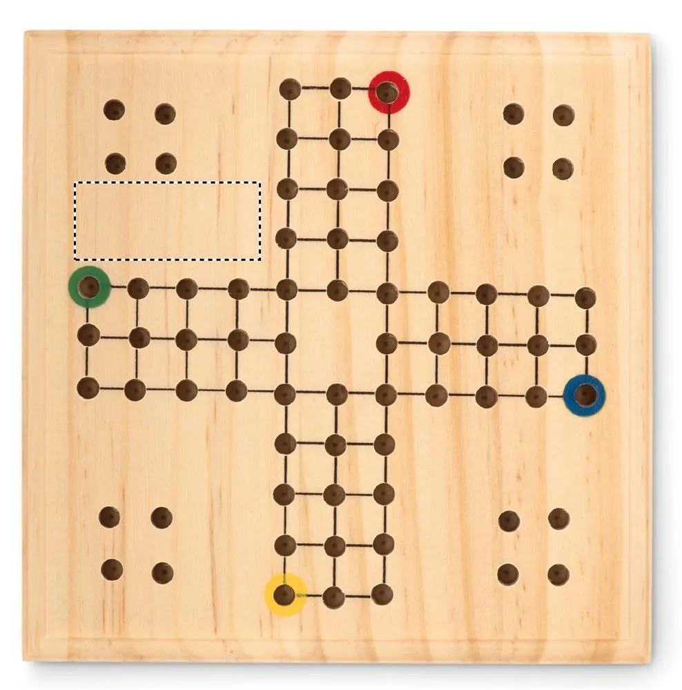 3BPRO MO6110-40 gioco Ludo in legno 12x12 cm