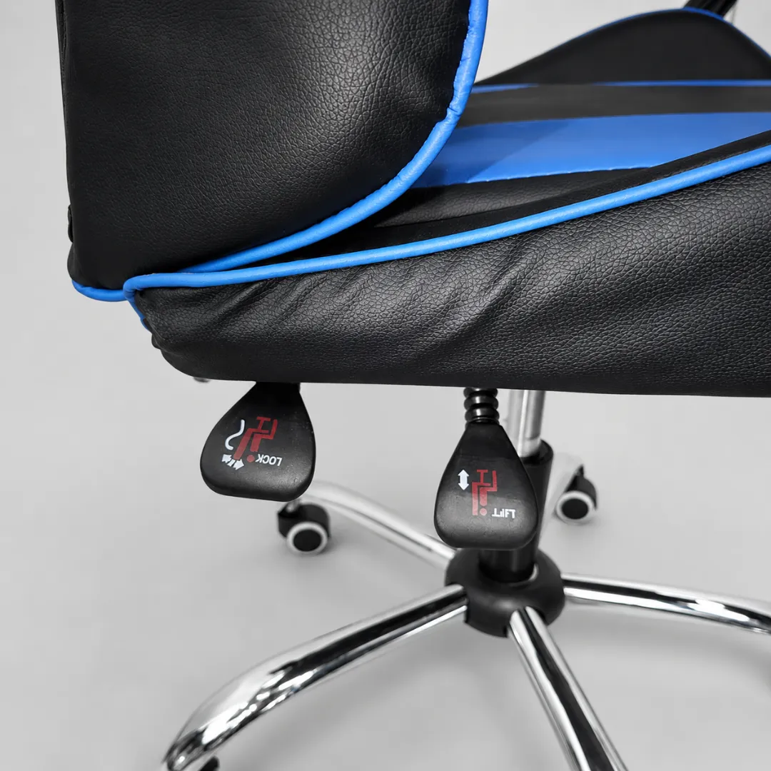 ADAMANTA ADM 7082 sedia gaming ergonomica con poggiapiedi