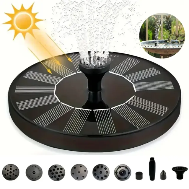 ADAMANTA 360 pompa fontana solare galleggiante 8 ugelli