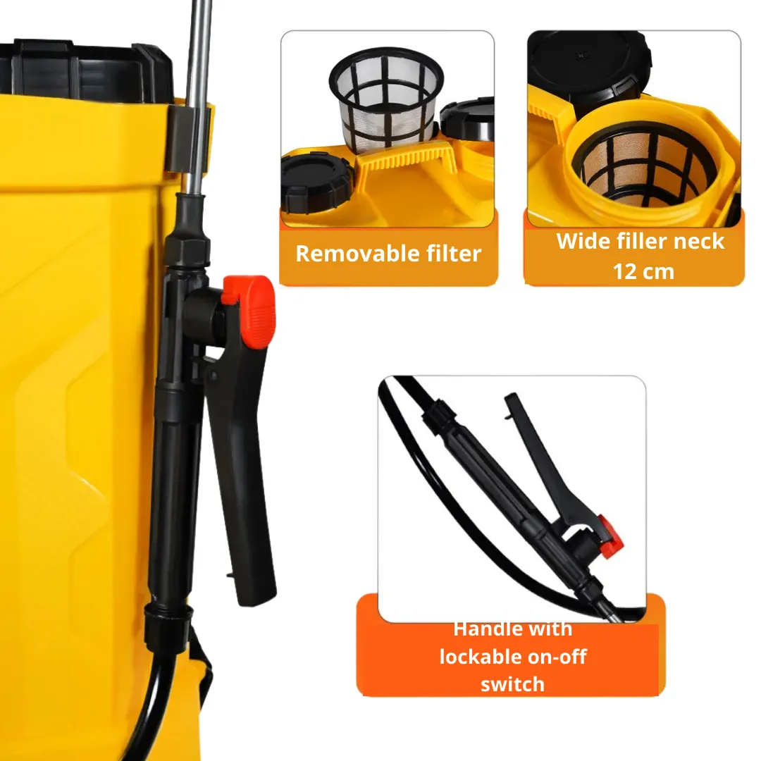 ADAMANTA ADM 523 irroratrice batteria e manuale 2in1