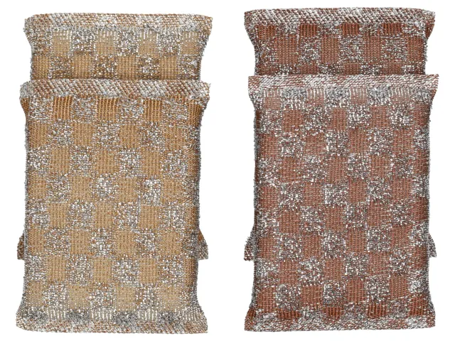 Wibra spugne abrasive in fibra 4 pezzi