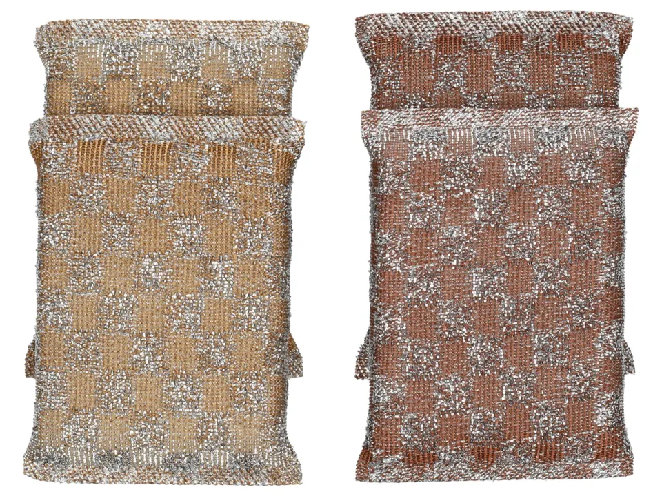 Wibra spugne abrasive in fibra 4 pezzi