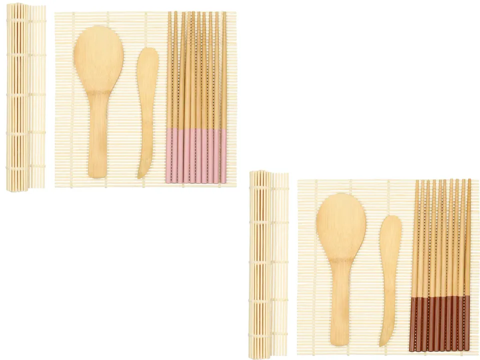 Wibra Kit Sushi Bambù 14 Pezzi