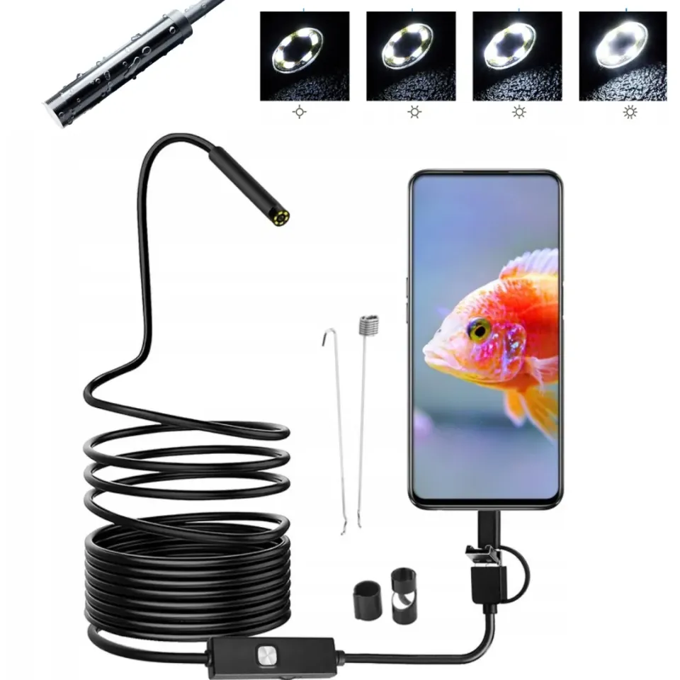 ADAMANTA USB Endoscope Camera 416 telecamera endoscopica USB HD