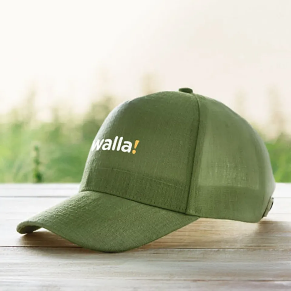 3BPRO MO6176 cappellino baseball canapa 5 pannelli