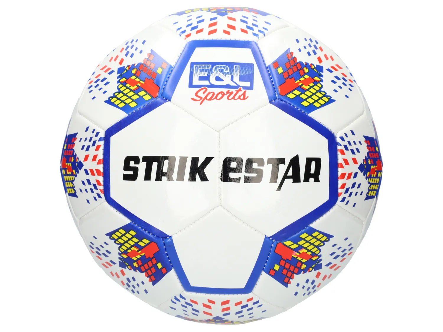 Wibra Strikestar pallone da calcio in ecopelle