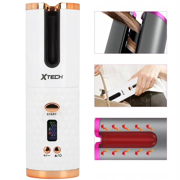 ADAMANTA 2116 Ferro Arricciacapelli Ricaricabile USB