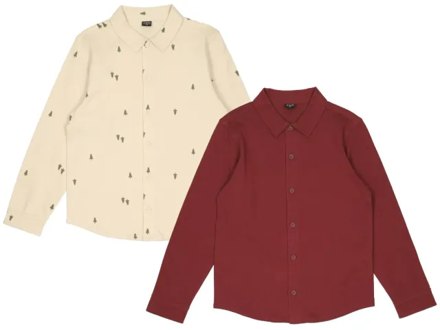 Wibra camicia bambino Natale cotone