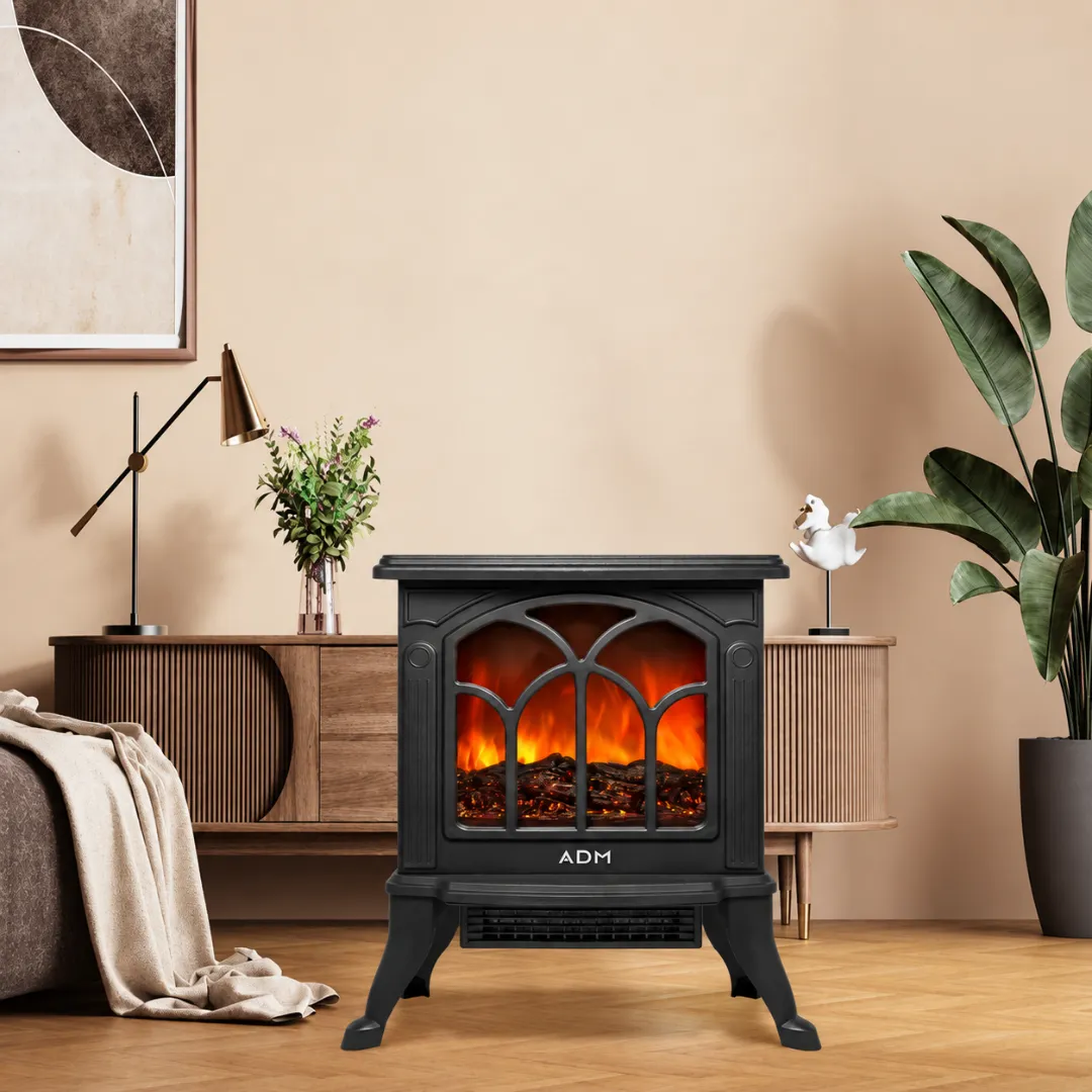 ADAMANTA ADM 2077 camino elettrico 1500W fiamma 3D