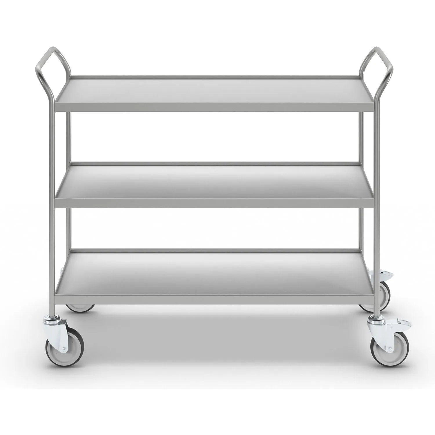 Eurokraft Pro carrello servizio 3 ripiani 150 kg grigio