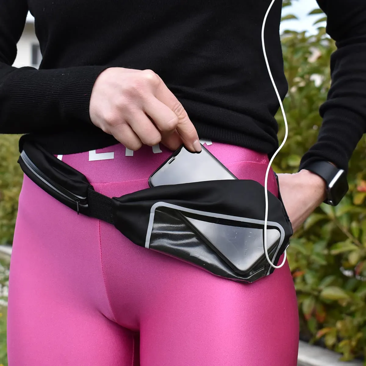 EUROMARKETING Marsupiotto PRO Tripla Tasca marsupio smartphone neoprene