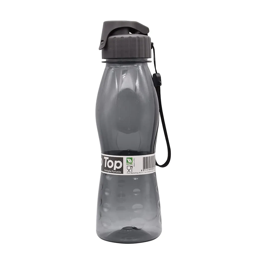 Flip Top borraccia 0,7 l trasparente chiusura rapida